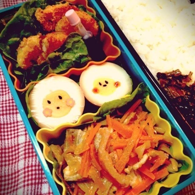 エビフライ弁当。