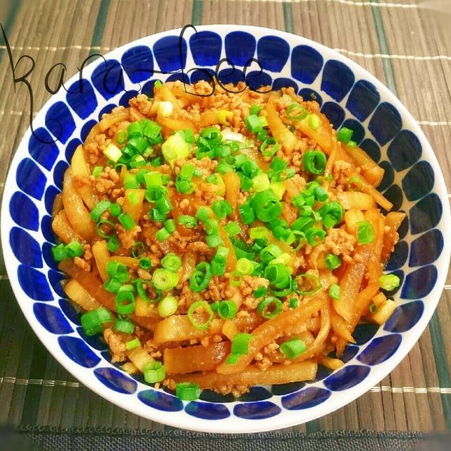 白飯どろぼう♡大根とひき肉の甘味噌オイスター炒め