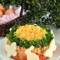 イースターレシピ＊簡単かわいいオムライスケーキ by BiBiすみれさん
