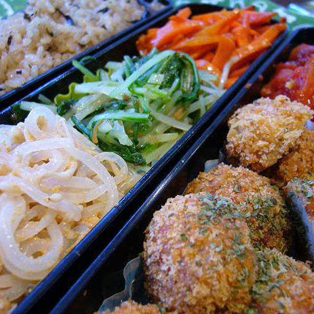 鶏だんごの香りフライ弁当～☆