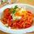 チーズトマトナポリ　昔懐かしナポリタン★showa(昭和産業)の2.2mmの太麺パスタで　おうちごはんレシピ