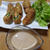 スナップえんどうの肉巻きフライ～