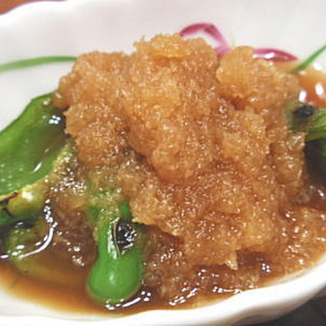 焼きピーマンのみぞれポン酢（レシピ付）