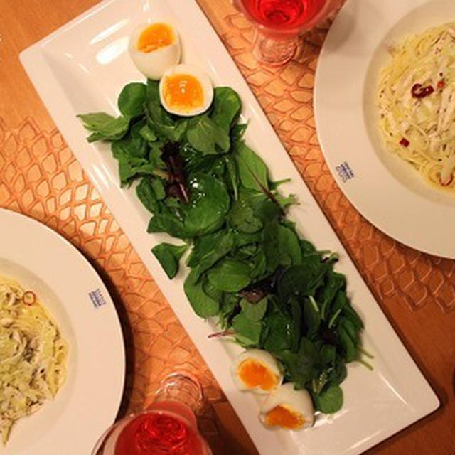 パスタ番長の『千切りキャベツとサラダチキンのパスタ』な夜。