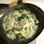 もつ鍋風☆お肉と野菜の簡単鍋♪うま塩味♪＆クレベリン♪