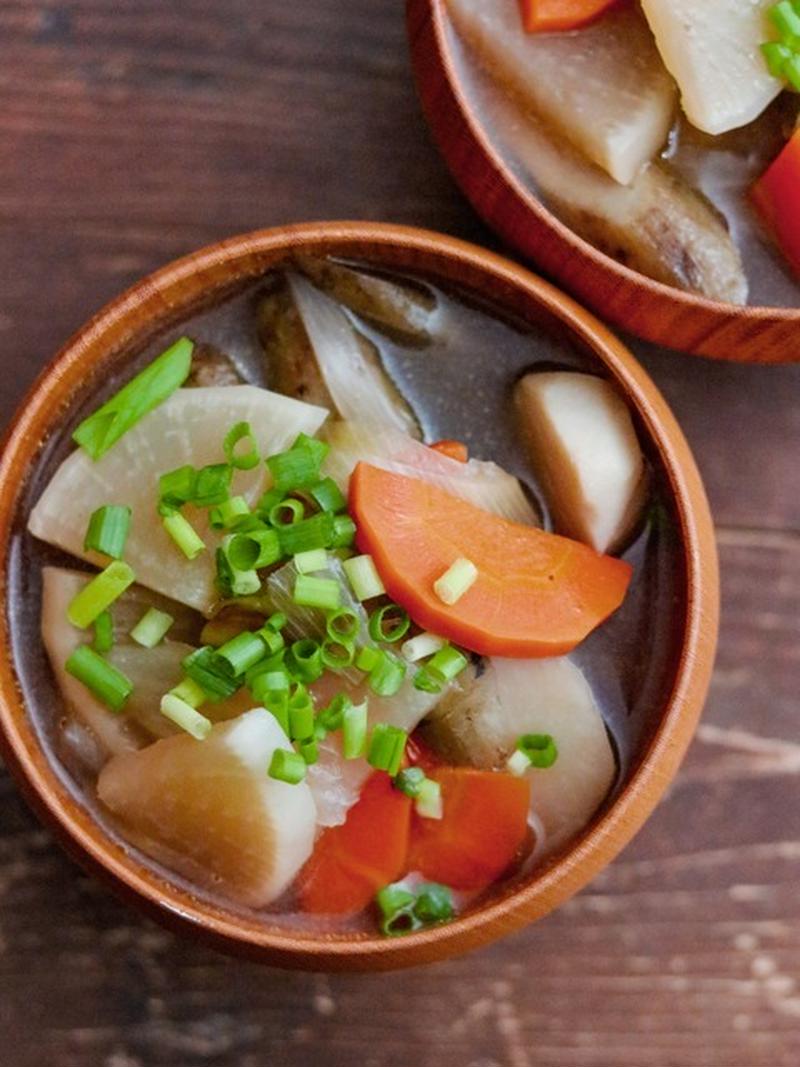 冷蔵庫の残り野菜で我が家のけんちん汁と読者の皆様のおかげ！ありがとうございます！！！