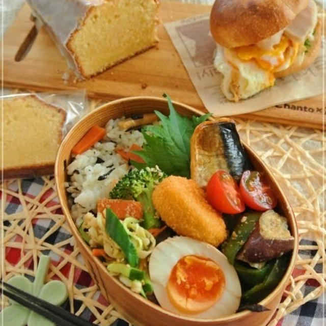 塩サバのお弁当