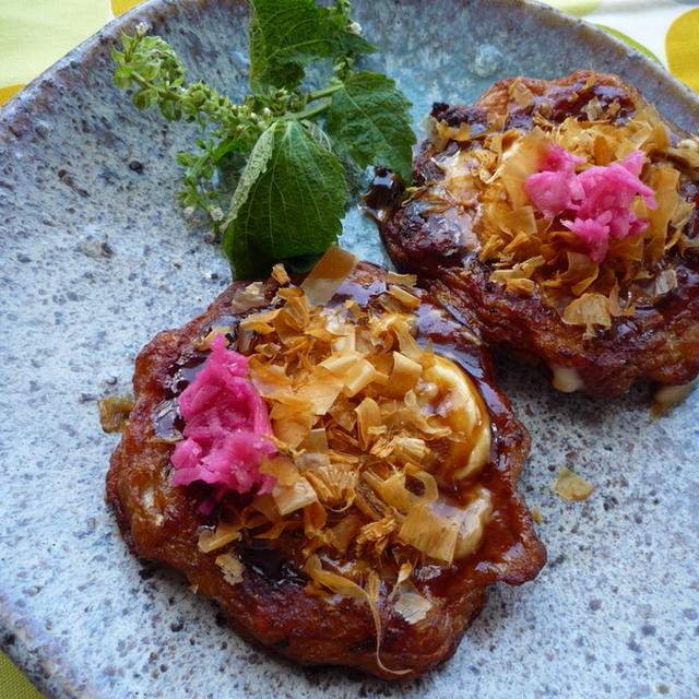 紀文：焼いておいしい練り製品「野菜てんぷらのお好み焼き風」