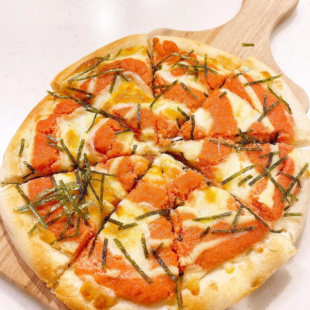 ランチは明太マヨピザです！！