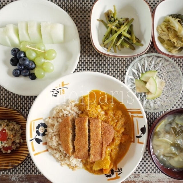 肉を食べない仏人も気に入る豆腐カツカレー定食