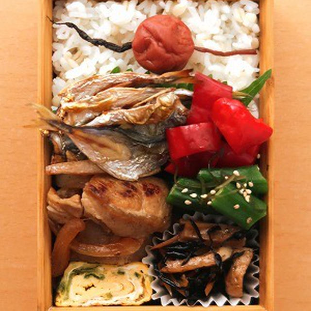 豆アジの塩焼き
