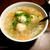 ふわふわ鶏団子のちゅるるん春雨スープ。