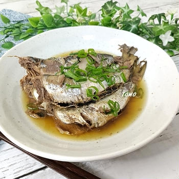 圧力鍋で骨まで柔らか♪味付けは焼肉のタレだけ！イワシの焼肉のタレ煮