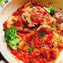 【GreenPanで】豚肉のピッツァイオーラソース(動画レシピ)/Pork roast Tomatoes stew.