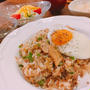 超特急！挽肉エリンギの甘辛ガーリック炒飯♡いよいよ明日