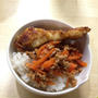 お弁当の残りもの丼