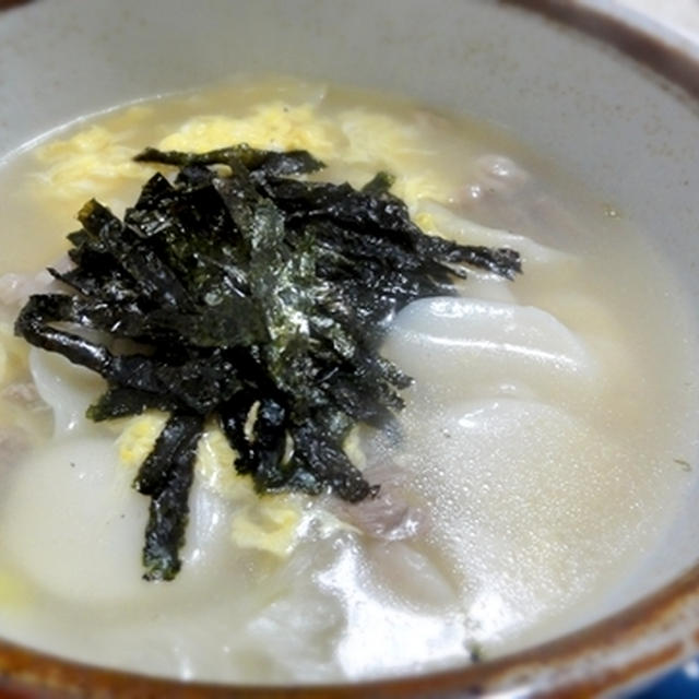 レシピ・韓国のお雑煮、トックッ