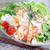 糖質オフ★むき海老とオクラのサラダうどん（風）
