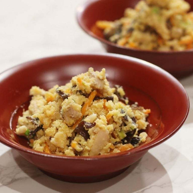 しっとり美味しい、おからの炒り煮