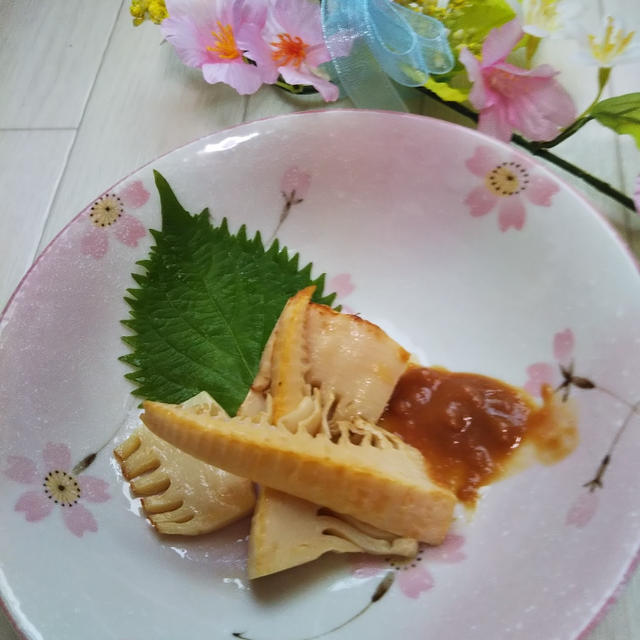 お料理レシピその②★お弁当にも、おかずにも、お酒にも☆筍の味噌田楽★