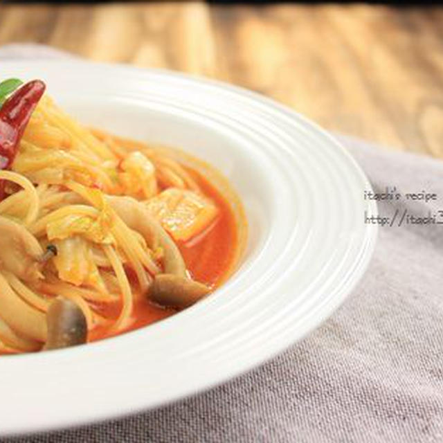 白菜の優しいパスタ