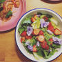【レシピ】いちごとトマトのバルサミコドレッシングサラダ