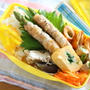 アスパラの豚肉巻き弁当／息子が高校で入った部活