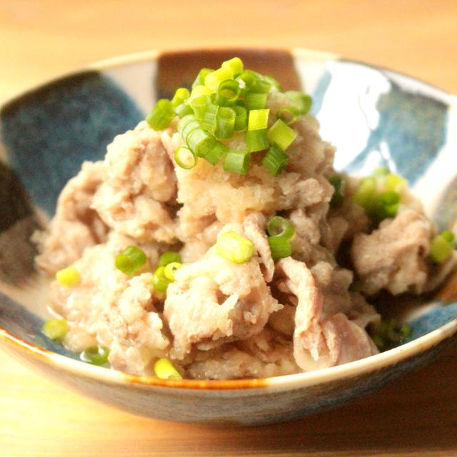 調味料２つでレンチン一撃 豚バラ肉と大根のみぞれ煮の簡単作り方 By つくりおき食堂まりえさん レシピブログ 料理ブログのレシピ満載