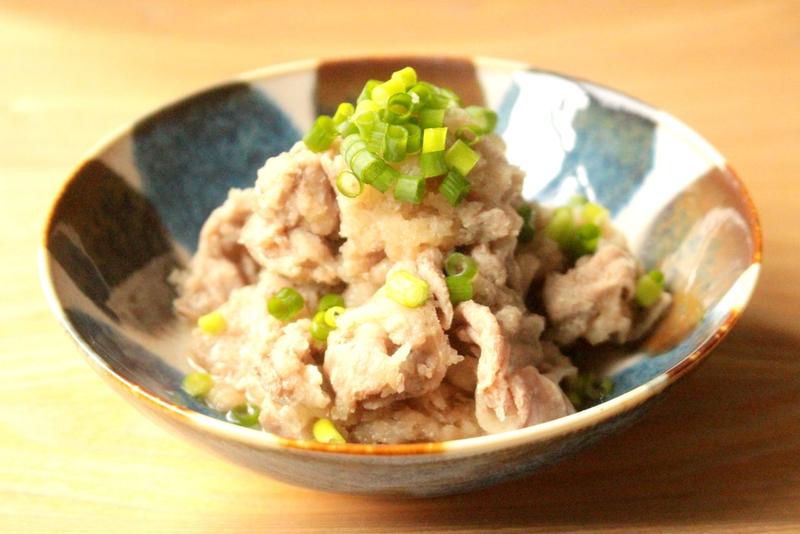 調味料２つでレンチン一撃！豚バラ肉と大根のみぞれ煮の簡単作り方。