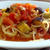 ナスとトマトのパスタ