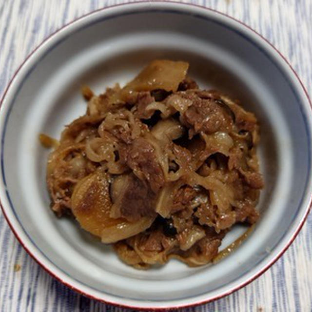 新生姜と椎茸入り牛肉のしぐれ煮