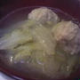 寒い日はあったか白菜スープ【おから入り肉団子の白菜スープ】
