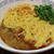 残ってたモンで「カレー釜玉ラーメン」