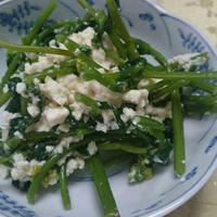 のらぼう菜のだしまろ白和え(レシピ)
