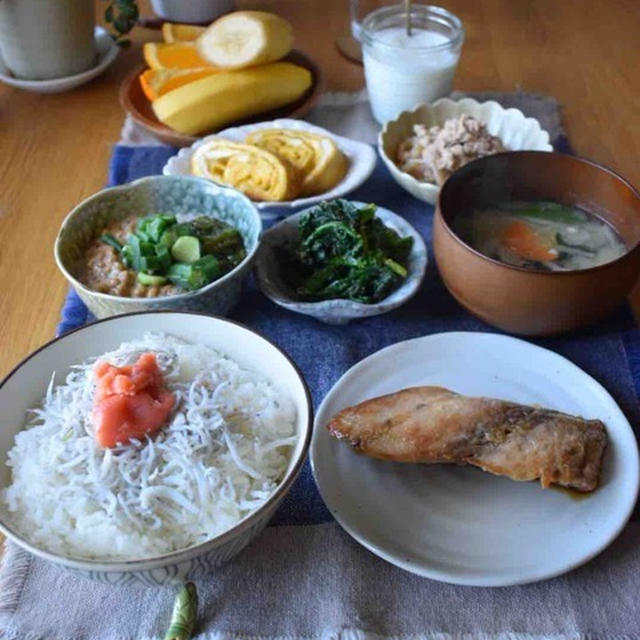 練習前後のご飯。