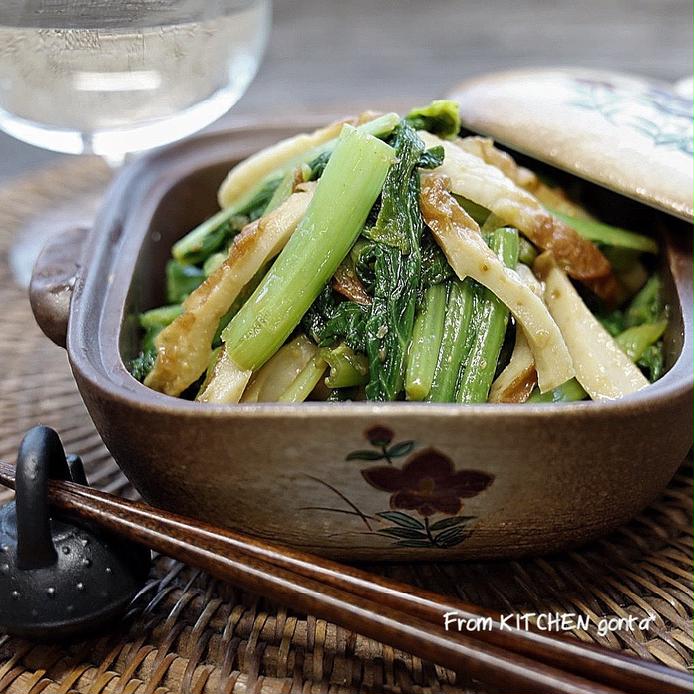 「あとひと品」に！小松菜とちくわの簡単レシピ20選の画像