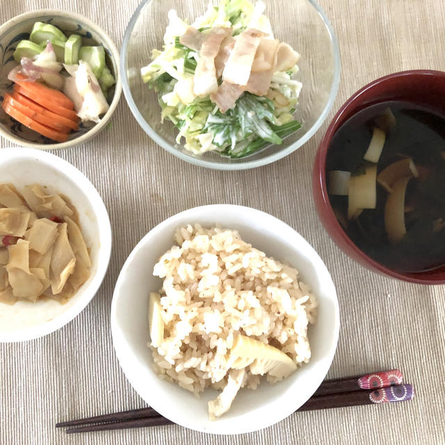 たけのこ三昧（カンタン「たけのこご飯」レシピ付き）