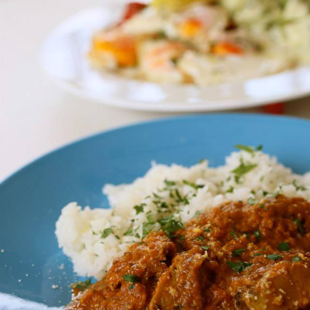 日曜日の豚肉とりんご、カレーに変身