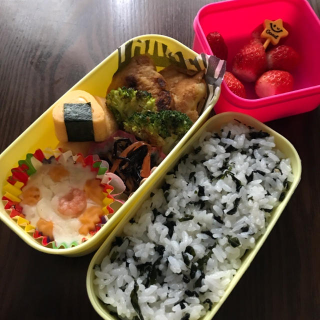 頑張らない小学生弁当。2019.02.22