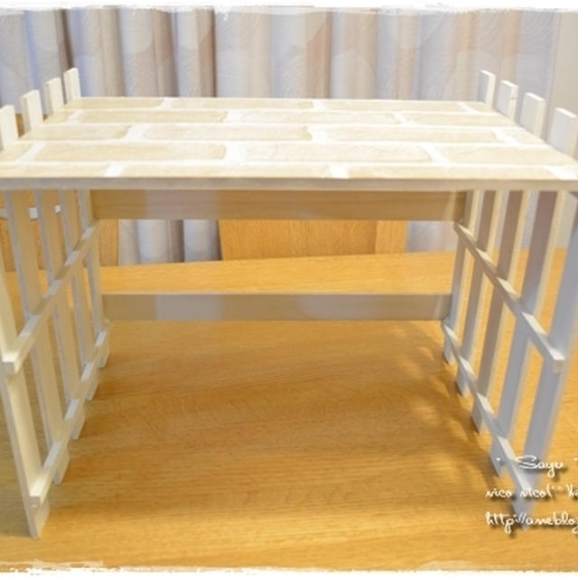 セリアのすのこで棚DIY！！