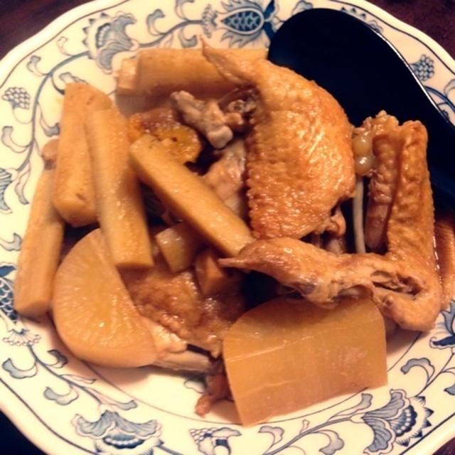 とろとろ鶏手羽とごぼうのさっぱり煮