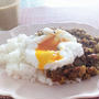 【納豆キーマカレー】意外と意外と合います♡