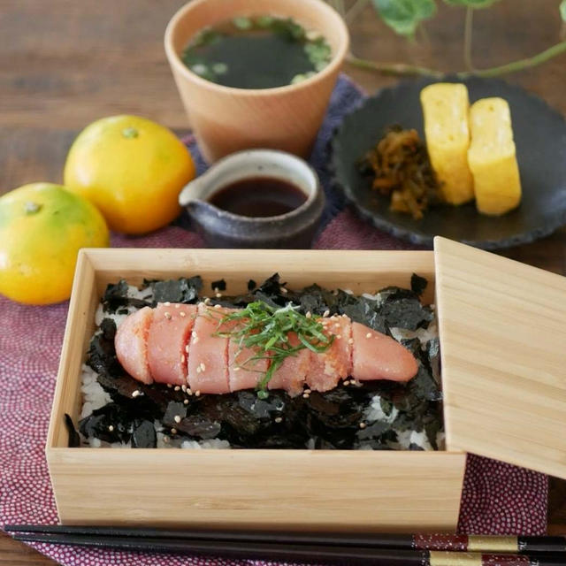 博多のめんたい重を再現してみました