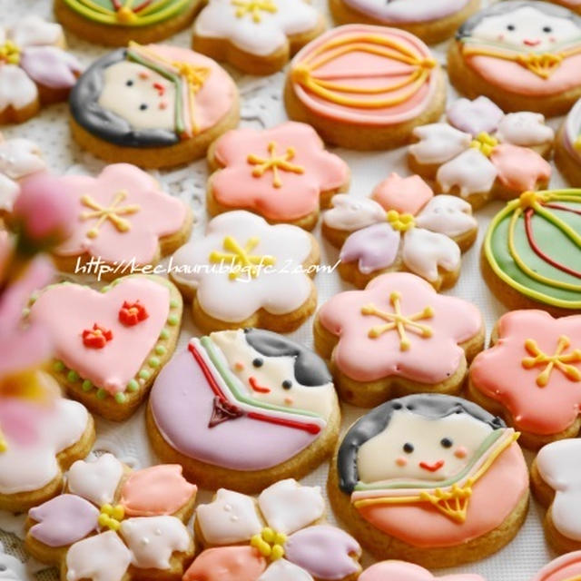 ひなまつりのアイシングクッキー By Yoshikoさん レシピブログ 料理ブログのレシピ満載