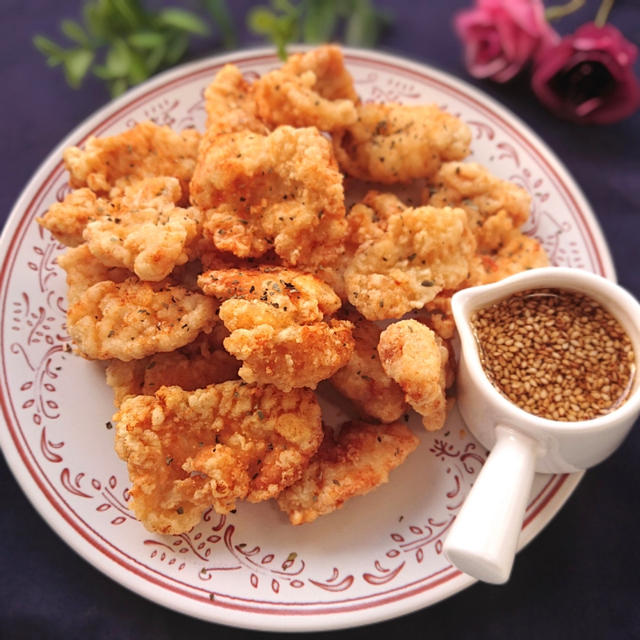 揚げないむね肉で安いヘルシー中華風唐揚げ（鶏胸肉）