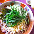 大葉入り冷やしたぬき蕎麦 & LIVEで久しぶりの再会♪