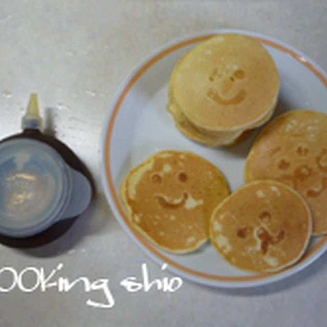 顔パンケーキ By Shioさん レシピブログ 料理ブログのレシピ満載