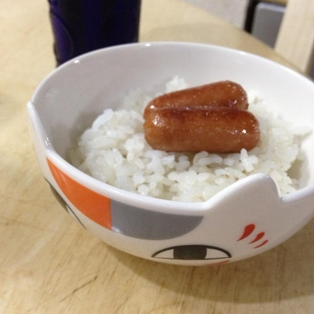 鮭マヨおにぎり＆そらの寝顔