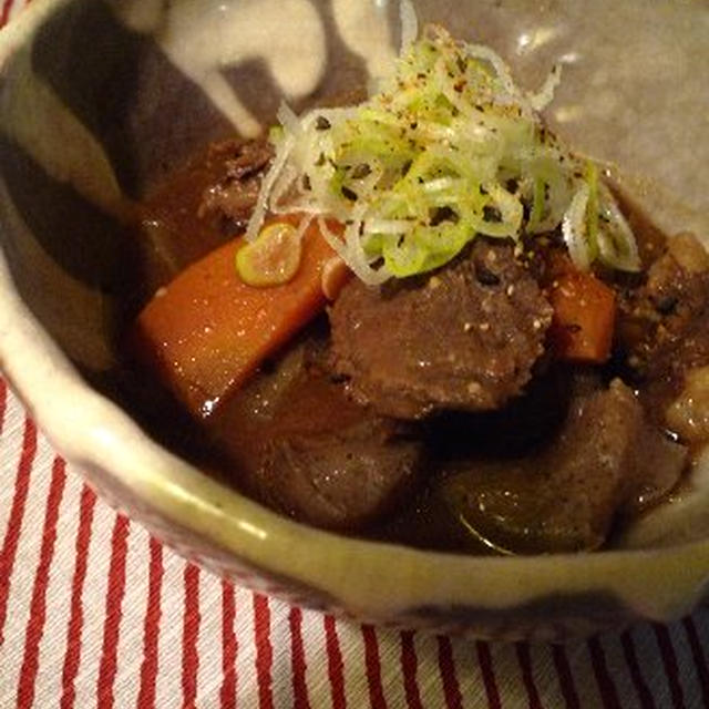 牛すじの味噌煮込み（どてやき）
