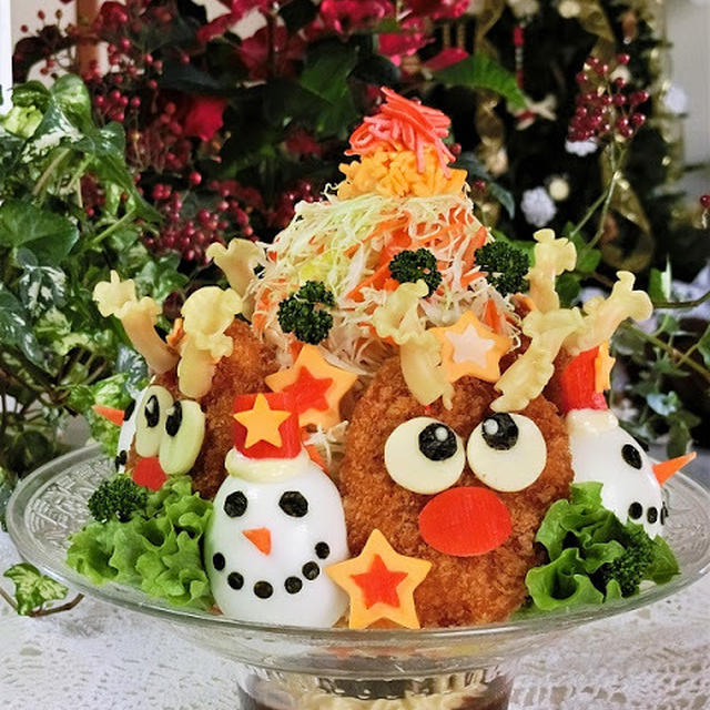簡単クリスマスレシピ 1 かわいいサラダレシピを2つ By Bibiすみれさん レシピブログ 料理ブログのレシピ満載